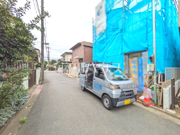 接道状況および現場風景　【小金井市貫井南町４丁目】