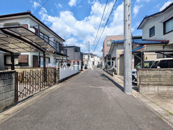 接道状況および現場風景　【名古屋市守山区菱池町】