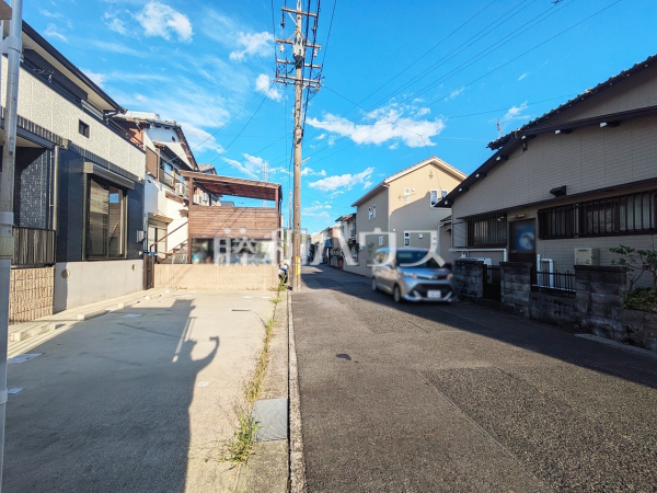 接道状況および現場風景　【小牧市大字本庄】