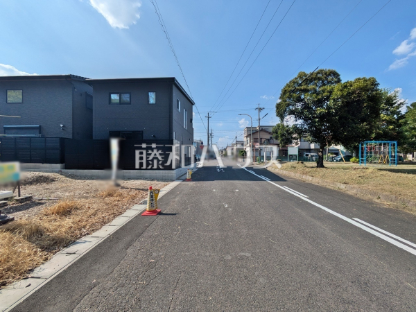 接道状況および現場風景　【春日井市柏井町５丁目】