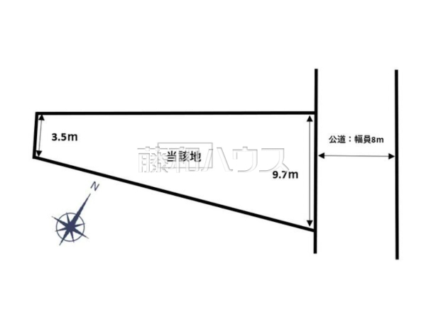 全体区画図　【春日井市柏井町５丁目】