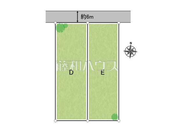 全体区画図　【名古屋市守山区大字上志段味字東谷】