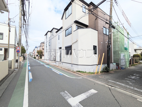 接道状況および現場風景　【国立市東４丁目】