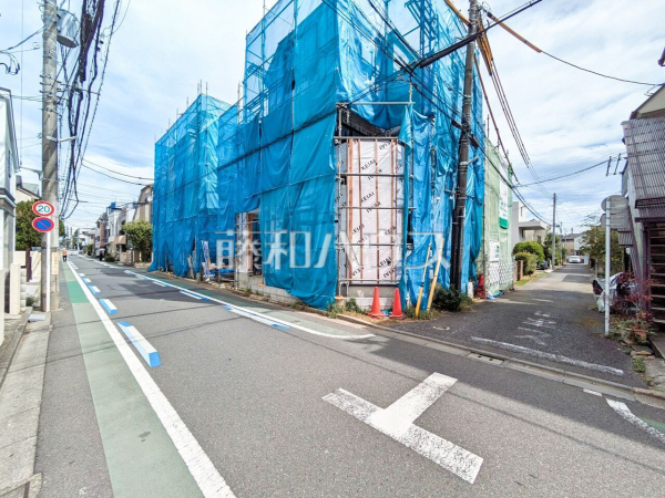接道状況および現場風景　【国立市東４丁目】