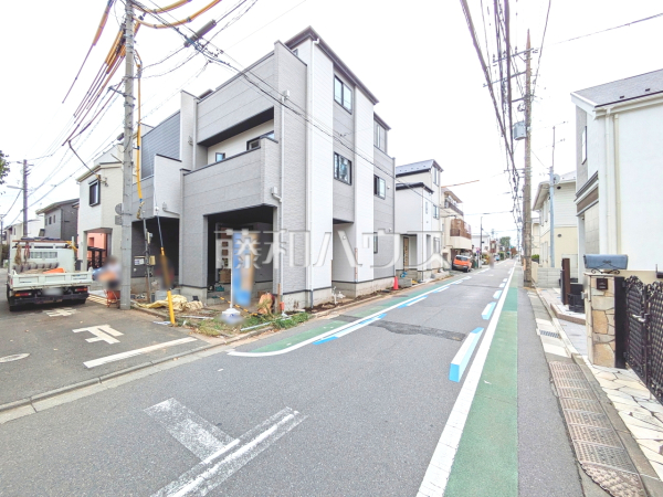 接道状況および現場風景　【国立市東４丁目】