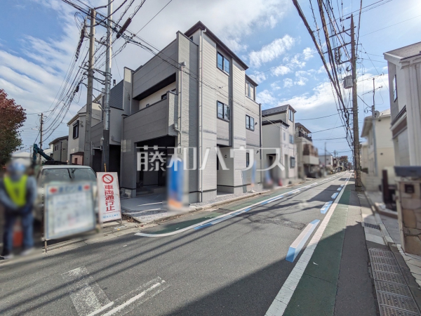 接道状況および現場風景　【国立市東４丁目】