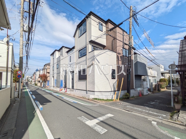 接道状況および現場風景　【国立市東４丁目】