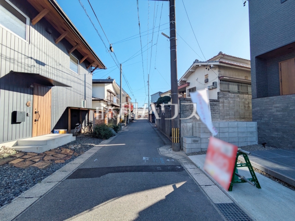 接道状況および現場風景　【名古屋市守山区城土町】
