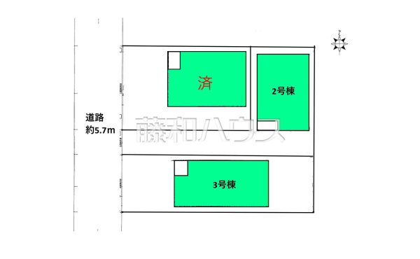 全体区画図　【北名古屋市熊之庄六の坪】