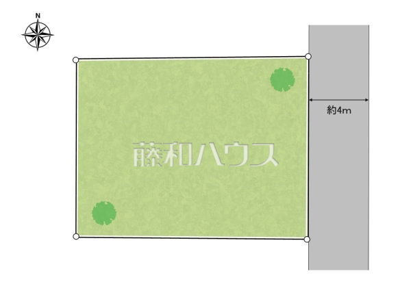 区画図　【小平市津田町３丁目】　 綺麗な整形地のため、思い描いているイメージをカタチにしやすい土地です☆彡