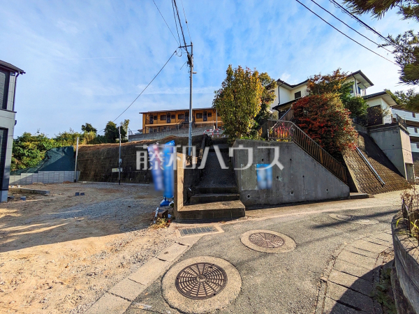 接道状況および現場風景　【福岡市城南区堤１丁目】