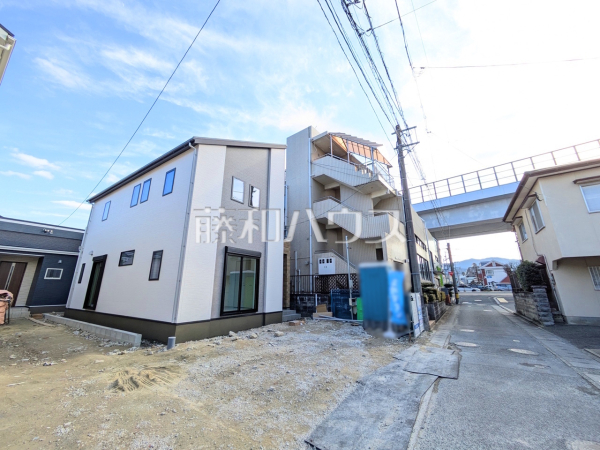 接道状況および現場風景　【福岡市南区花畑１丁目】
