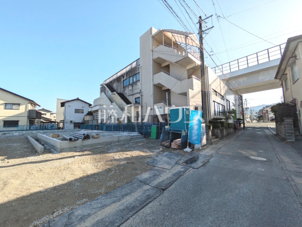 接道状況および現場風景　【福岡市南区花畑１丁目】