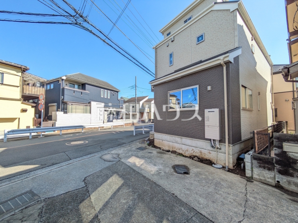 接道状況および現場風景　【立川市砂川町８丁目】