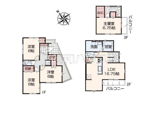 間取図　【立川市砂川町８丁目】