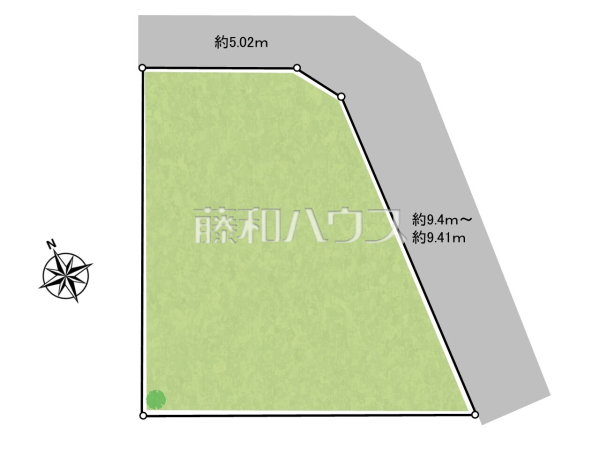 全体区画図　【立川市砂川町８丁目】