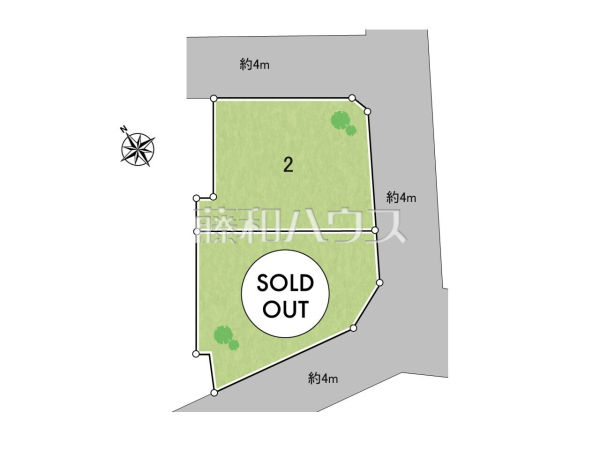 全体区画図　【志木市本町２丁目】