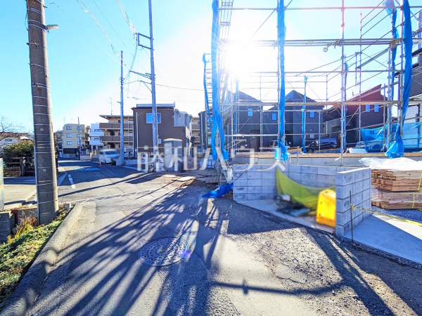 接道状況および現場風景　【富士見市羽沢１丁目】