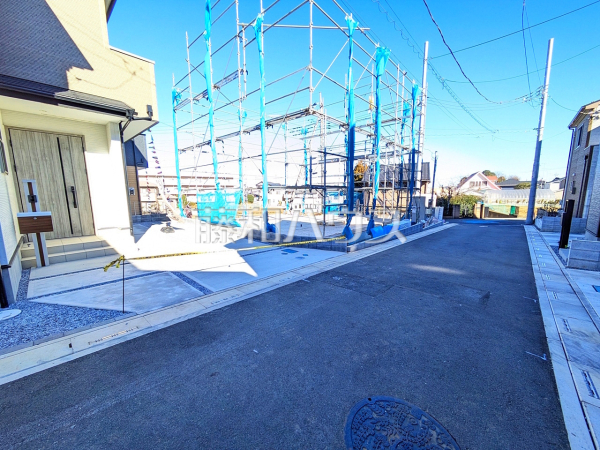 接道状況および現場風景　【富士見市羽沢１丁目】