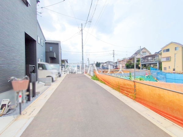 接道状況および現場風景　【富士見市羽沢１丁目】