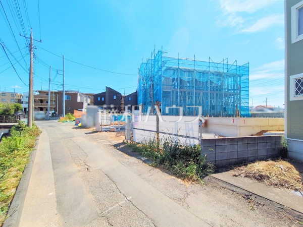 接道状況および現場風景　【富士見市羽沢１丁目】