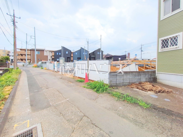 接道状況および現場風景　【富士見市羽沢１丁目】