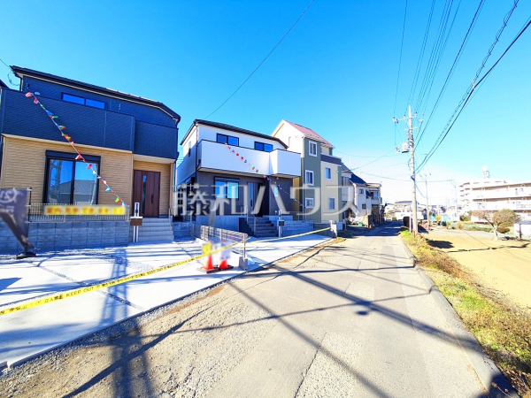 接道状況および現場風景　【富士見市羽沢１丁目】