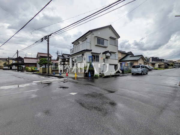 接道状況および現場風景　【春日井市東野町西３丁目】