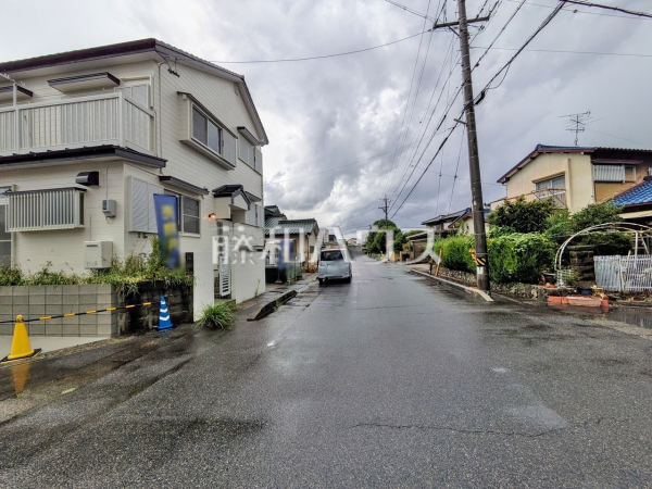 接道状況および現場風景　【春日井市東野町西３丁目】