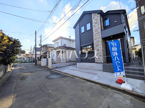 接道状況および現場風景　【小平市上水新町２丁目】