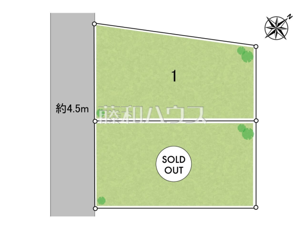 全体区画図　【八王子市緑町】