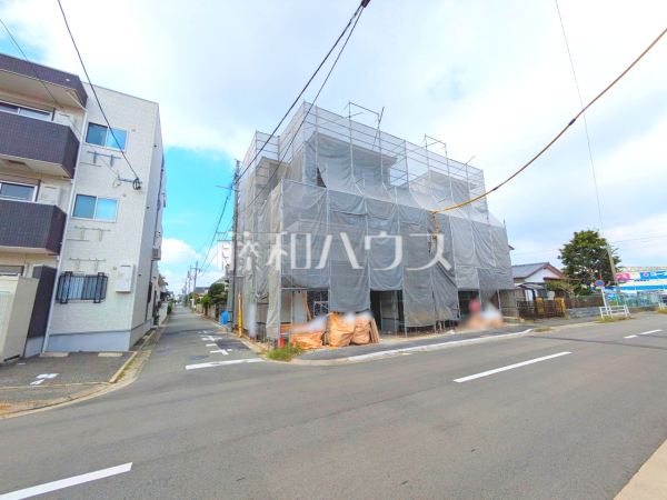 接道状況および現場風景　【福岡市西区小戸３丁目】