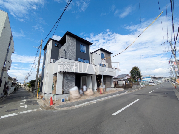 接道状況および現場風景　【福岡市西区小戸３丁目】