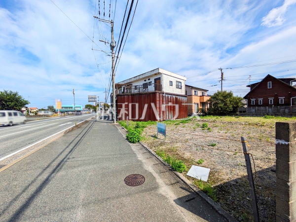 接道状況および現場風景　【福岡市早良区田村１丁目】