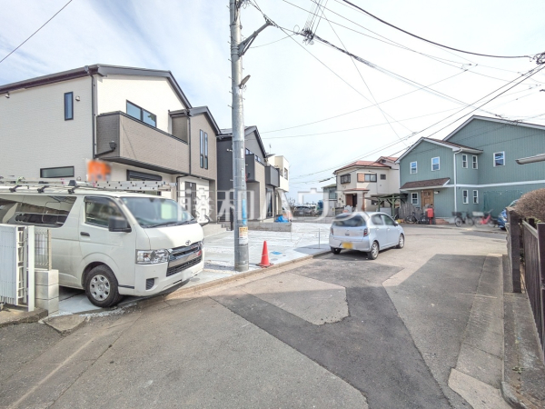 接道状況および現場風景　【昭島市宮沢町３丁目】