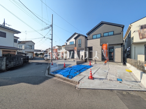 接道状況および現場風景　【昭島市宮沢町３丁目】