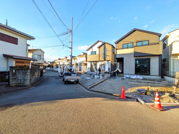 接道状況および現場風景　【昭島市宮沢町３丁目】