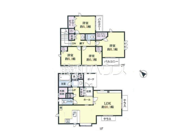 間取図　【西東京市谷戸町２丁目】