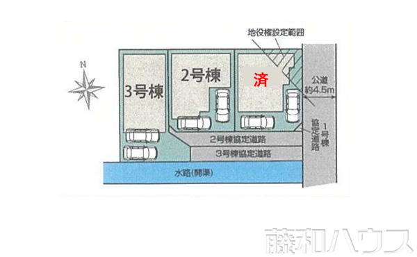 全体区画図 【北名古屋市熊之庄新宮】 全体区画図 【北名古屋市熊之庄新宮】