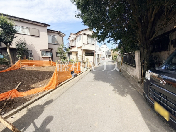 接道状況および現場風景　【西東京市向台町６丁目】