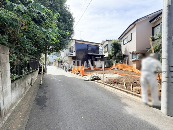 接道状況および現場風景　【西東京市向台町６丁目】