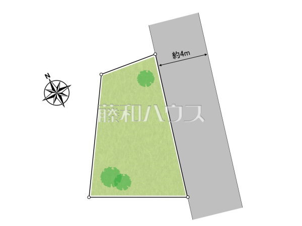 全体区画図　【西東京市向台町６丁目】