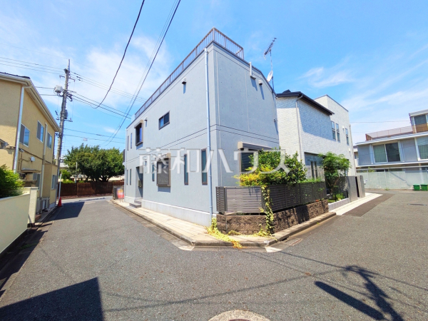 接道状況および現場風景　【杉並区松庵１丁目】是非ご見学のお問合せを！