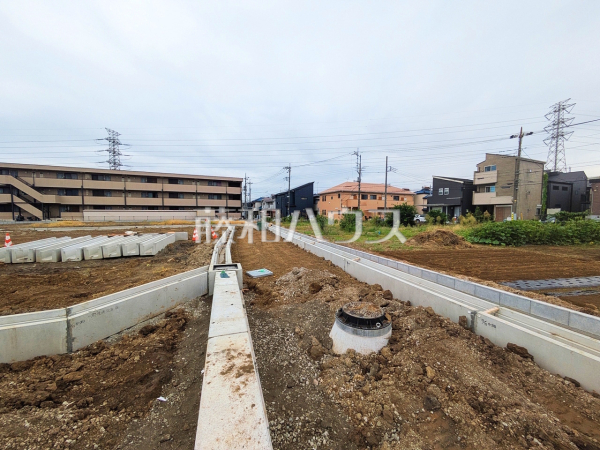接道状況および現場風景　【志木市中宗岡１丁目】