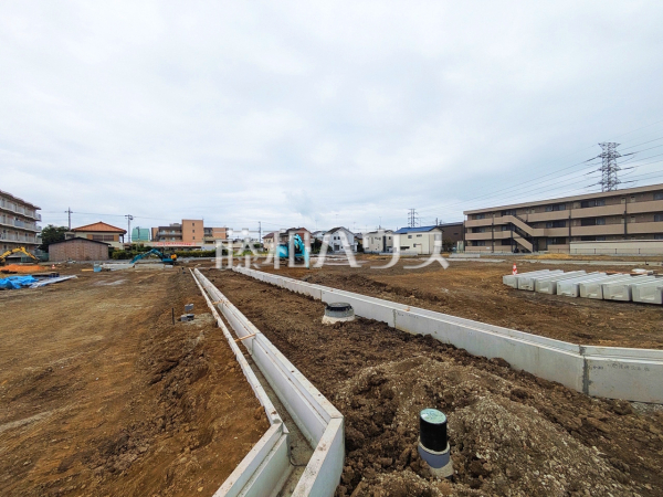 接道状況および現場風景　【志木市中宗岡１丁目】