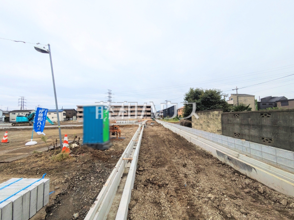 接道状況および現場風景　【志木市中宗岡１丁目】