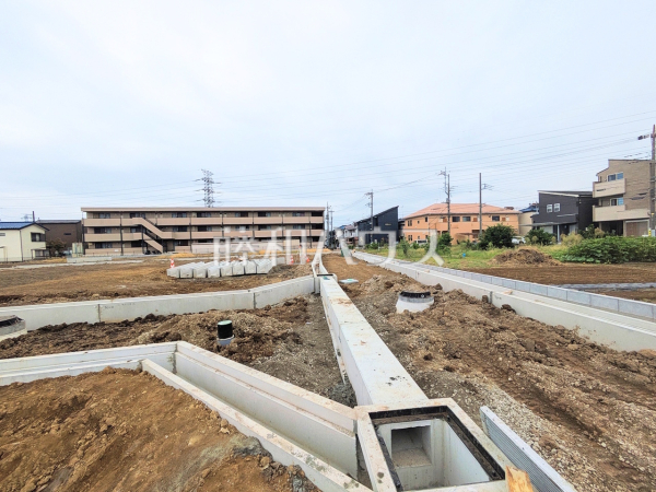 接道状況および現場風景　【志木市中宗岡１丁目】