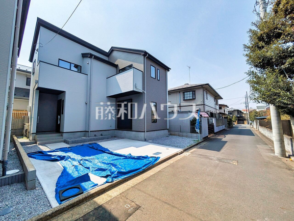 接道状況および現場風景　【三鷹市大沢５丁目】