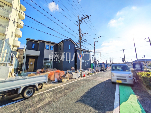 接道状況および現場風景　【福岡市東区三苫４丁目】