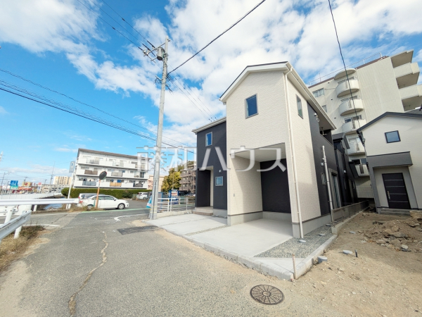 接道状況および現場風景　【福岡市東区三苫４丁目】
